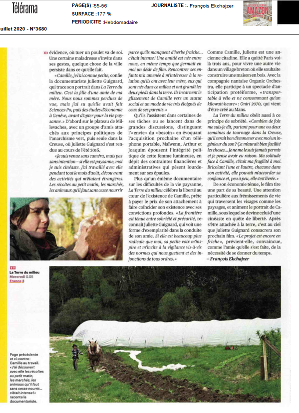 France3Presse's tweet photo. "Terre du milieu" dans la collection #HeureD dans @Telerama et Mercredi 29 juillet sur @France3tv https://t.co/CjF2nAosaZ