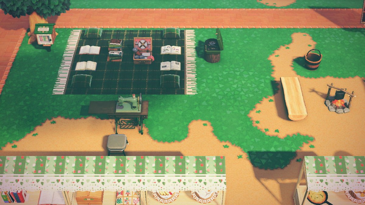 MintAddictedto's tweet photo. I do #cottagecore a little differently than some others. Thanks to @Howliecakes23 for the produce! #AnimalCrossing #ACNH #NintendoSwitch https://t.co/mgC2jKC8Jw