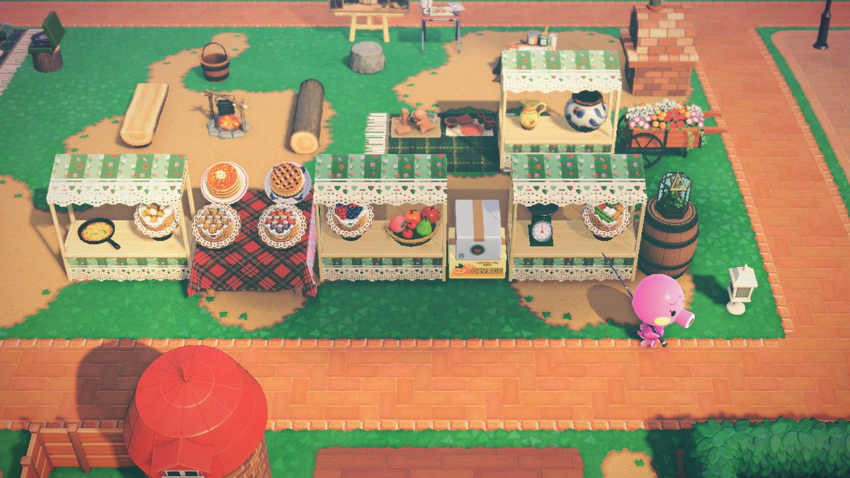 MintAddictedto's tweet photo. I do #cottagecore a little differently than some others. Thanks to @Howliecakes23 for the produce! #AnimalCrossing #ACNH #NintendoSwitch https://t.co/mgC2jKC8Jw