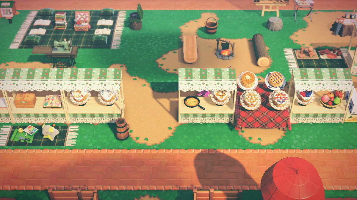 MintAddictedto's tweet photo. I do #cottagecore a little differently than some others. Thanks to @Howliecakes23 for the produce! #AnimalCrossing #ACNH #NintendoSwitch https://t.co/mgC2jKC8Jw