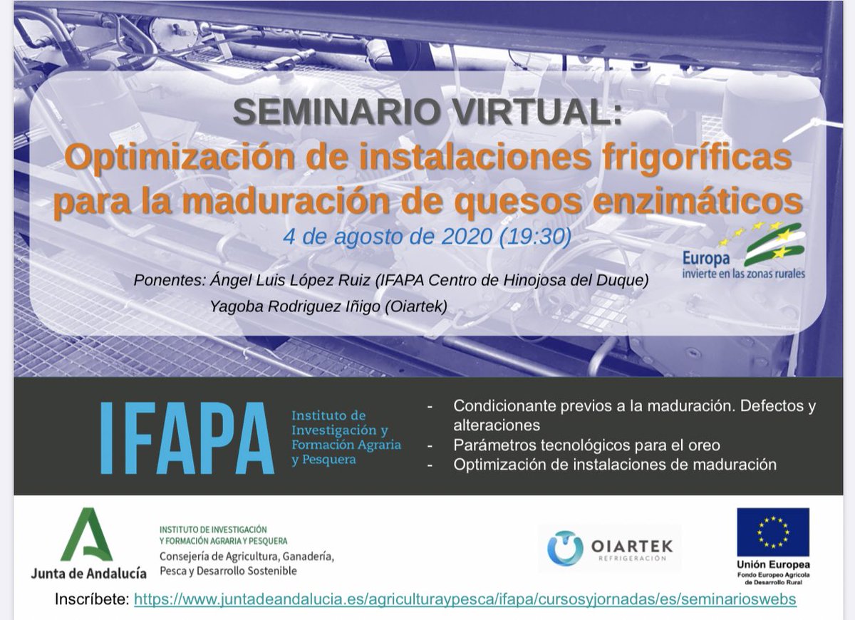 redqueserias's tweet image. Seminarios virtuales organizados por IFAPA juntadeandalucia.es/agriculturaype… #QueRed