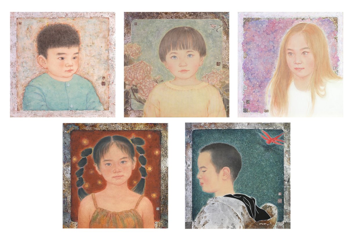 Tsinghua_AAD's tweet photo. Intertwined: Children, series, Ink and color on paper, Yang Qiuxuan, Candidate for Master's Degree, Department of Painting
#GraduationDesign https://t.co/8ZxP5ts1Vy