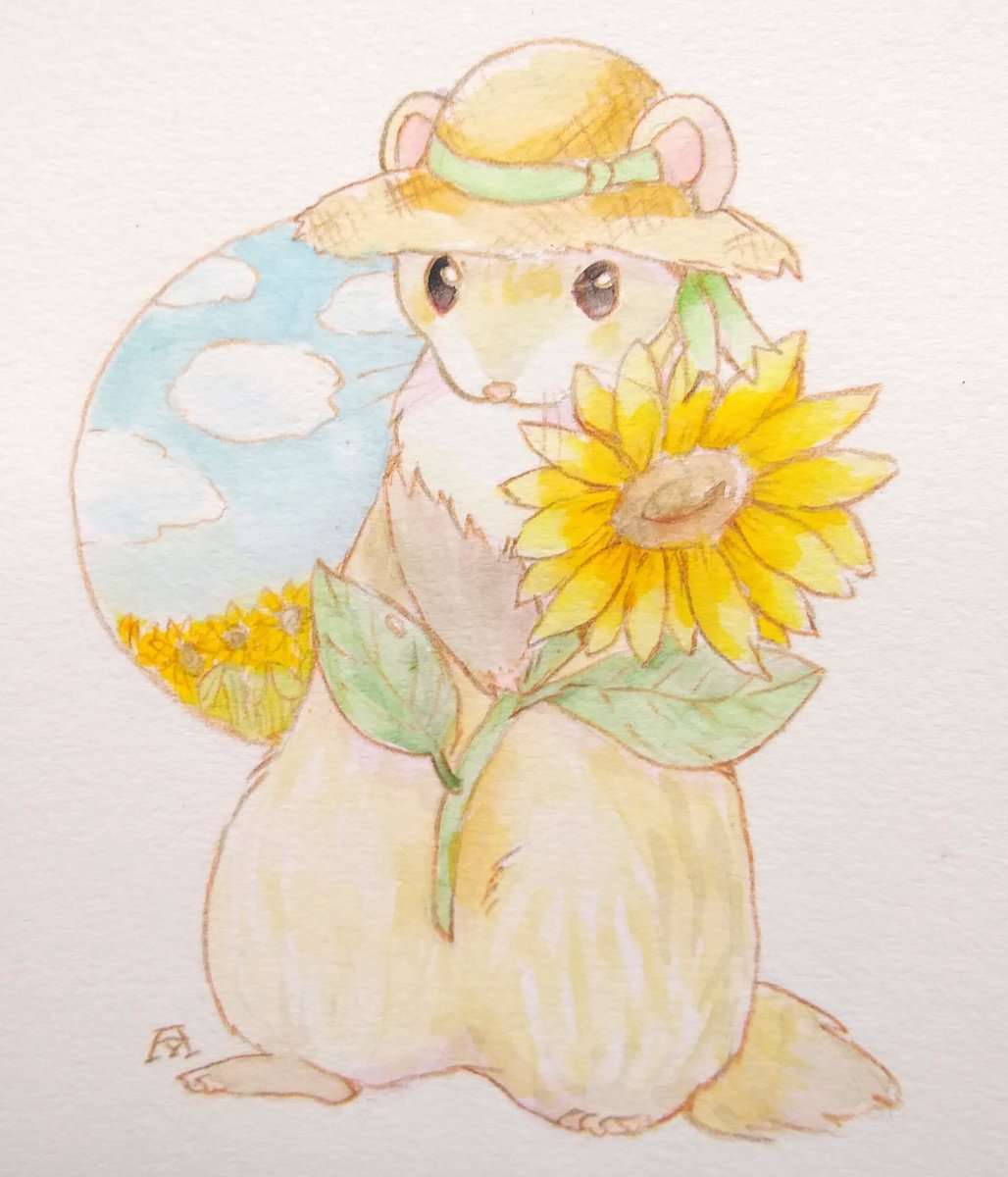 今日も1日おつかれやま イラスト 絵描きの輪 おつかれやまね 伊達 6 25 7 7アートの原石展 Iynのイラスト