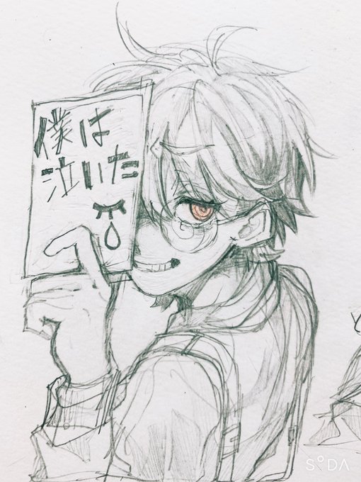 お久しぶりに絵??
新人組+デフォルメemさん
書いてるのはある曲の歌詞です 
