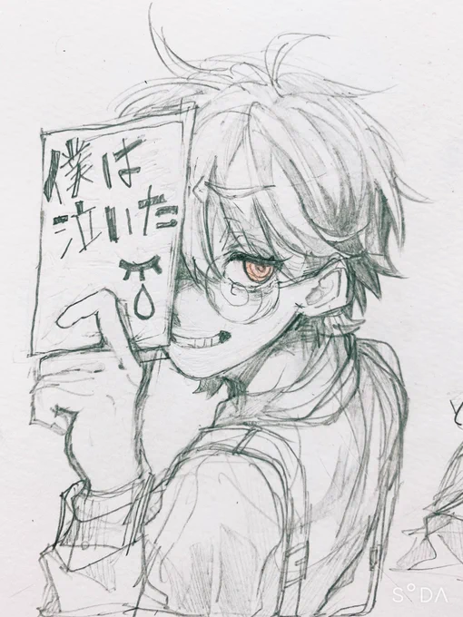 お久しぶりに絵??
新人組+デフォルメemさん
書いてるのはある曲の歌詞です 