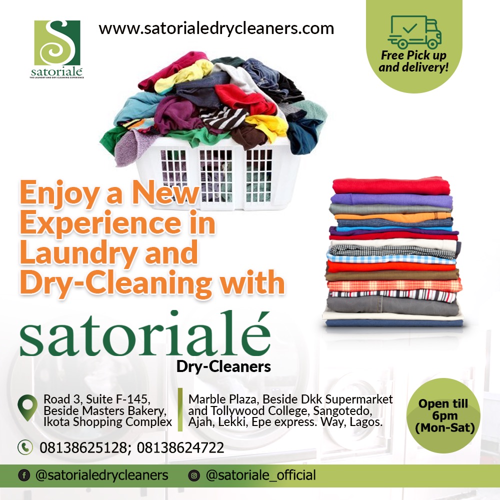 If you would like to walk into any of your stores at Ikota or Ajah, we are opened.
.
We are opened till 6pm. Monday to Saturday. You can also call any of the numbers for more inquiries.

.
-
-
-
-
#drycleaners#laundry#laundrystore #laundryinlekki #laundryinlagos #lekkihub#lekki