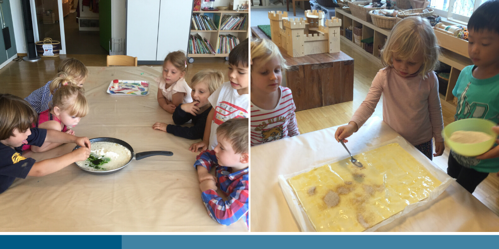 They enjoy measuring and mixing during cooking – we see their understanding of science grow #ZISExperience #ZISLearns #ZISEarlyChildhood