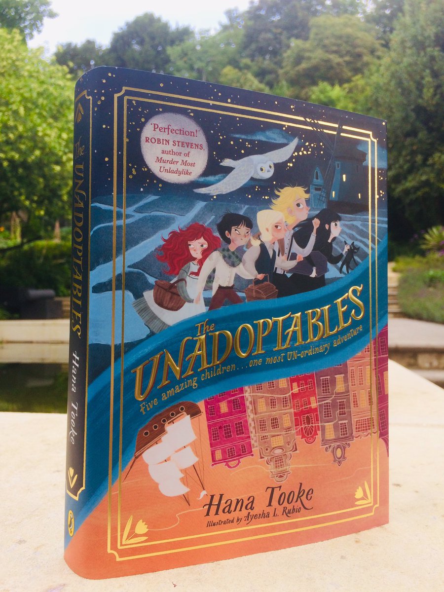 BathNovelAward's tweet photo. 🎉From unforgettable manuscript to beautiful Puffin book! Congrats and happy #TheUnadoptables publication day @hannekewrites, @AyeshaRubio #BNAkids https://t.co/AkgcDIbJxy