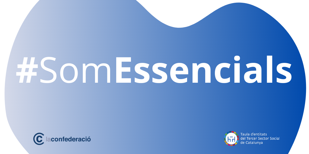 L’emergència social de la #COVID19 serà pitjor en els pròxims mesos perquè ni tan sols hem arribat al pic. Les entitats del #TercerSector seguim, i seguirem, al peu del canó. Som i fem un servei públic i #SomEssencials.