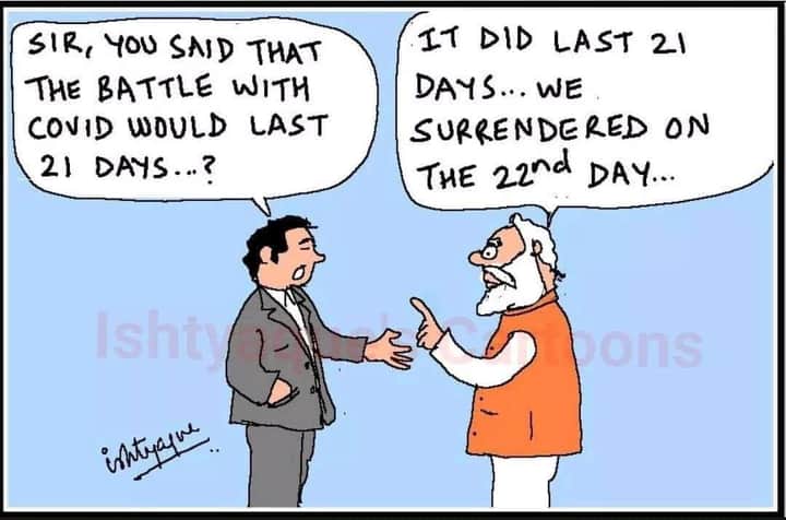 hamdansayedinc's tweet photo. Celebrate the great achievement of our PM who has restricted the spread of Corona Virous in India crossed 13,00,000 and proceeding towards 15 lakh.

Clap, pit the dhols, lit the torches to destroy the Virous from India.

#ಉತ್ತರಕೊಡಿಬಿಜೆಪಿ https://t.co/9Jz1uGlCux