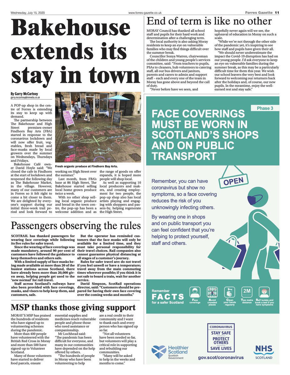 FindhornBayArts's tweet image. Thank you @Forres_Gazette

Our POP-Up shop is open today &amp;amp; tomorrow, 10am - 3pm. Stock up for the weekend!

#scotlandloveslocal #forresloveslocal #highstreetregeneration #shoplocal #localproduce #supportsmallbusinesses #artsandcrafts #madeinmoray #creative #creativecommunities