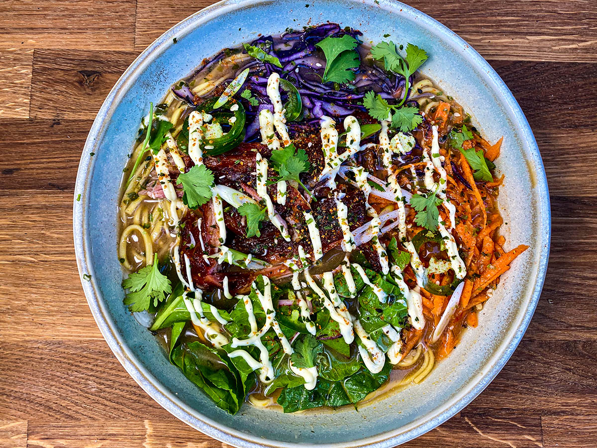 KabutoNoodles's tweet photo. Want to learn how to rustle this up? We have partnered with the brilliant founder of #Grillstock @JonFinch74 to create some amazing #BBQ recipes. Check out the full recipe for this smoked pork rib ramen bowl on our website 🍜👌https://t.co/dNTHGJ9et4 #KabutoNoodles https://t.co/mdkFTZNK4G