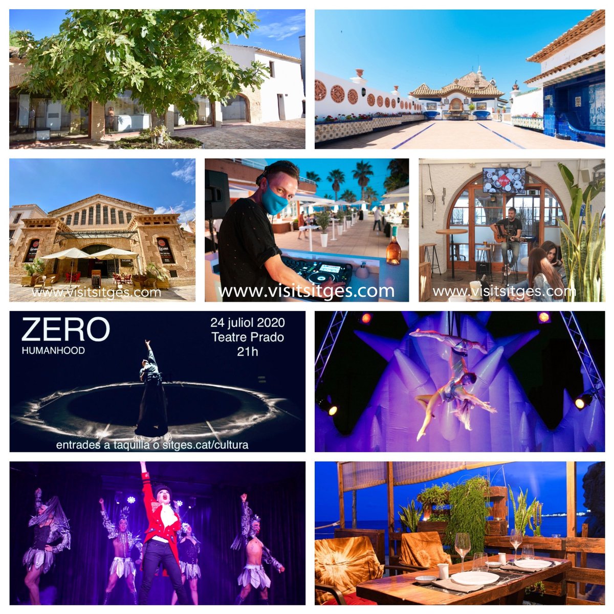 #Sitges Q FEM AVUI? Q HACER HOY? bit.ly/Sitges240720
🏛Visites: Palau Maricel, Casa Bacardí, <a href="/malvasia_sitges/">Malvasia de Sitges</a> 
🍷Wine Festival <a href="/hotelsitges/">Hotel Sunway Sitges</a> Sunway
🎪Circ acrobàtic Equality
🎸Acoustic Sessions <a href="/PiqueNiquee/">Pique Nique</a>
🤩Dinner Show
🎟Dansa contemporània <a href="/CasinoPrado/">Casino Prado</a>
🌙La Nit <a href="/CalaBalmins/">Cala Balmins</a>