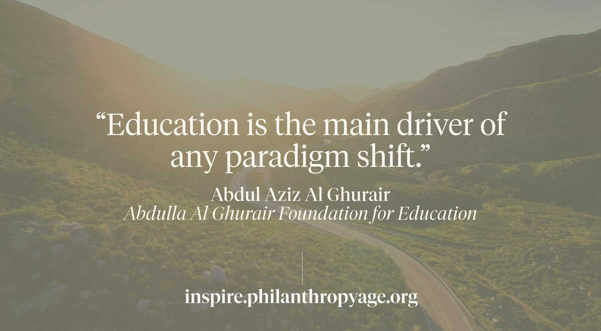 PhilanthropyAge's tweet image. #ProjectInspired: insights, advice and inspiration from leading Arab philanthropists. Discover more at: bit.ly/3iuYLGD