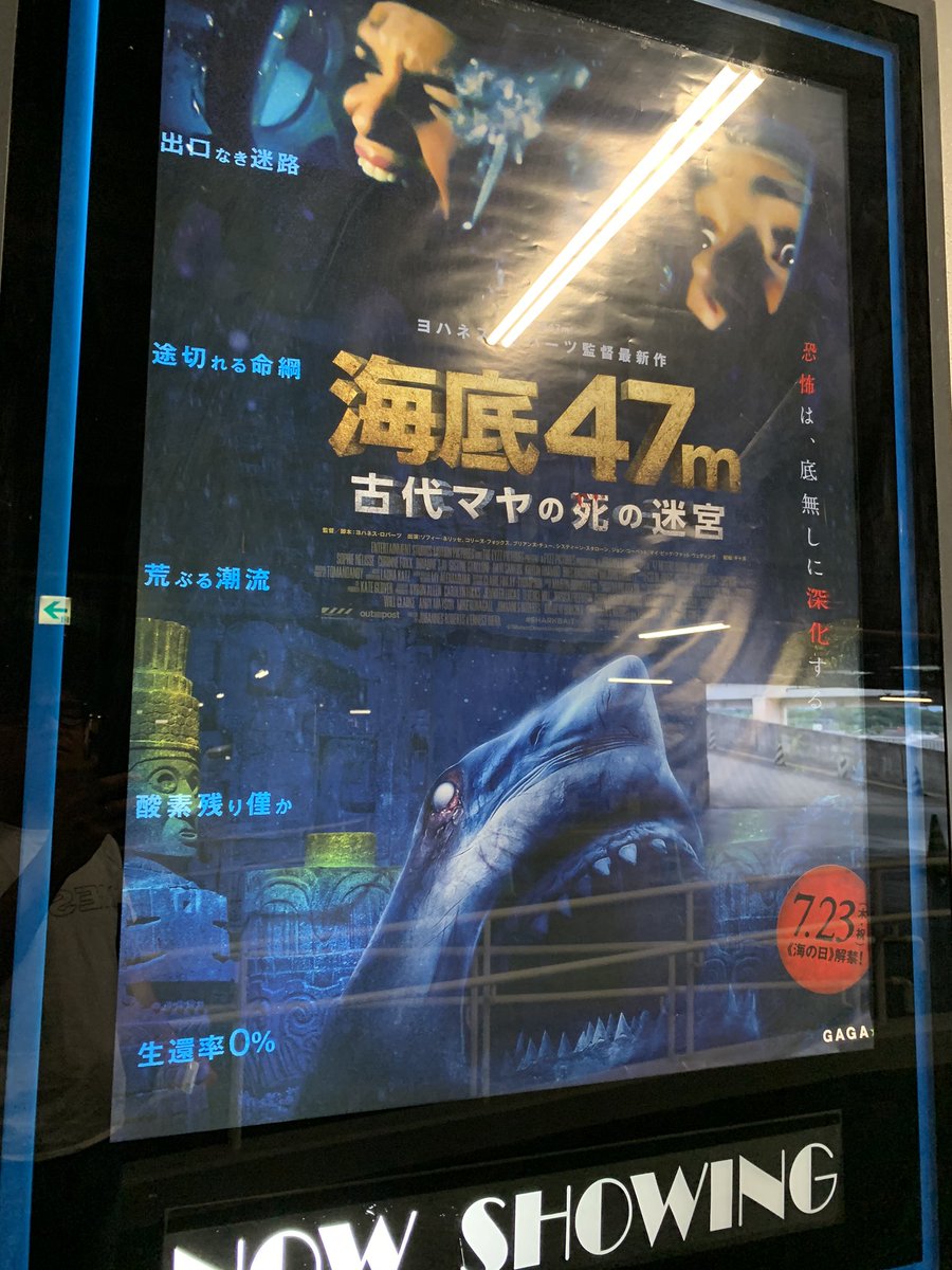 candybasekaho's tweet photo. 本日✨🏝海の日❣️
今から映画見まーす🎬💕
#海底47m古代マヤの死の迷宮
#candybase
https://t.co/iJdSHbBwmS https://t.co/nr1sLc6B90