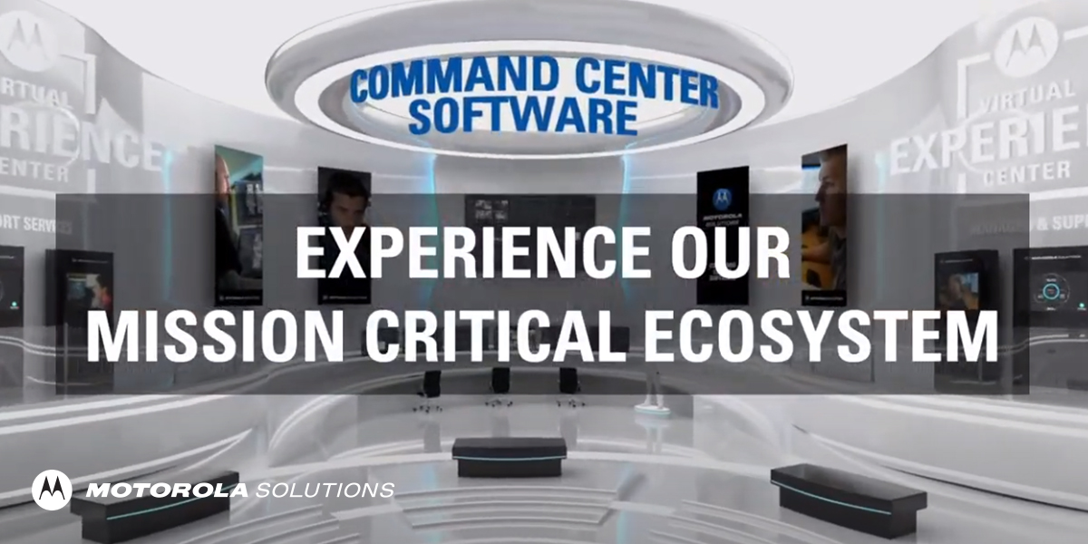 MotSolsEMEA's tweet photo. Watch a preview of what you can expect from a visit to #MotorolaSolutions new Virtual Experience Center, an online showcase of our mission-critical communications, software, video and services https://t.co/pu65kH2sv0 https://t.co/TkvlmNEqhN