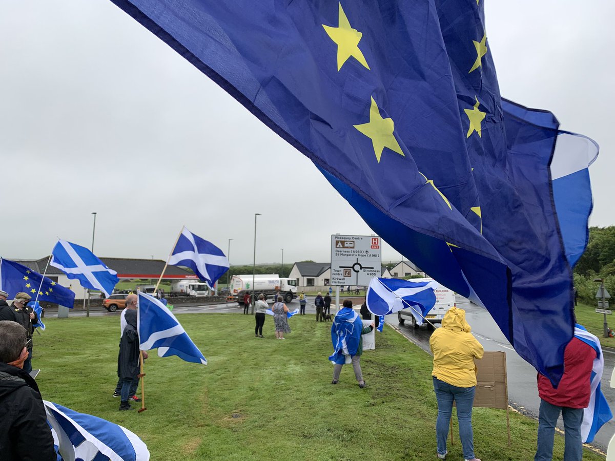 gmac2001's tweet photo. Orkney welcome for our Imperial Overlord #BorisFarewellTour https://t.co/7r3a9aSrwX