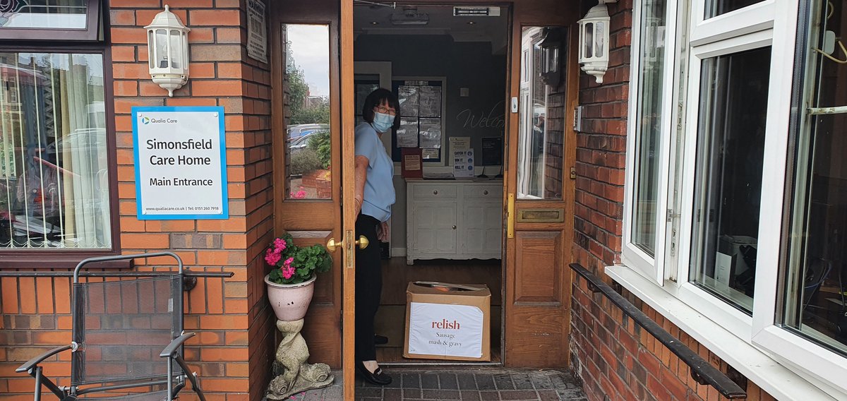 efc_bluemile's tweet photo. Thank you to Relish for supporting our Neighbours in Simonsfield @QualiaCare and @bloomcare Rowan Garth #BlueMile #supportingourcommunity #BlueBuddy https://t.co/bR1DztFfAT