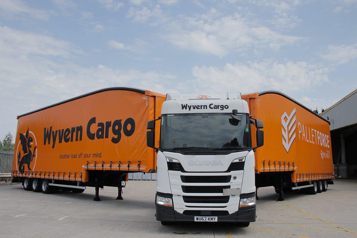 WyvernCargoLtd's tweet photo. As lockdown measures ease around the country we are seeing a surge in demand on our Pallet Network Distribution service. Working with our reliable @Palletforce network service levels continue to very strong to service our customers requirements #supermember #workingtogether https://t.co/GOw9ozfeYq