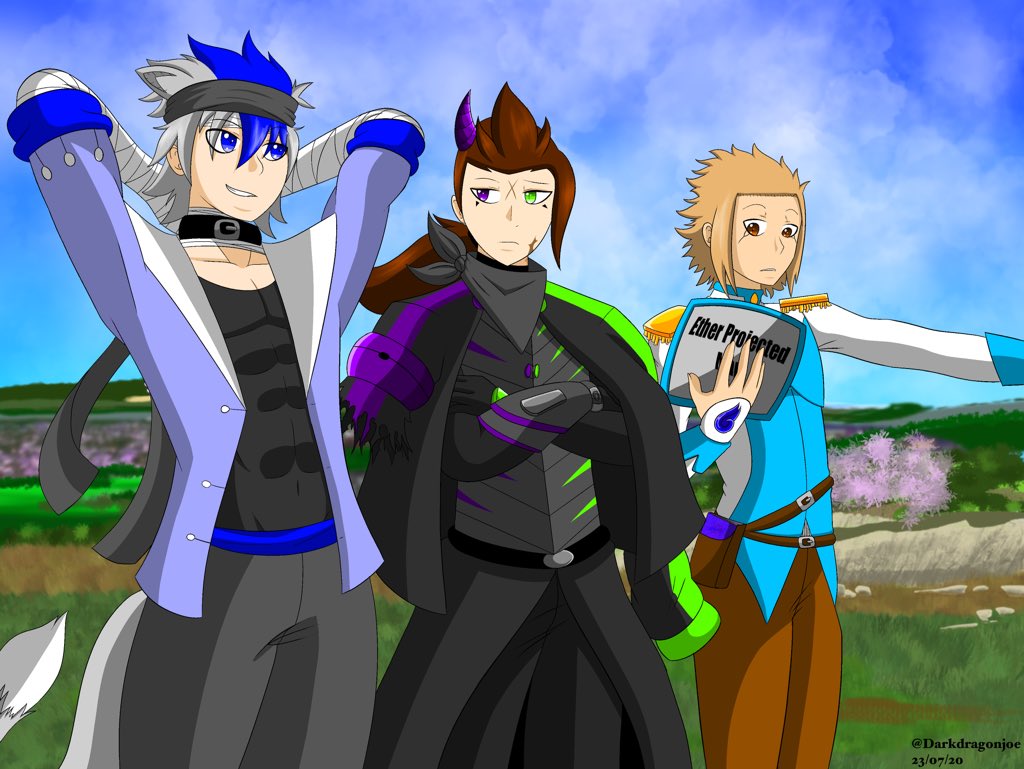 Darkdragonjoe's tweet photo. My Male ocs and a new background of Anima city in the background, based on a photo of a landscape I took (background could still use some work)
#OCS #OC #oc #ocs #Art #Anime #Manga #Animeart #Digitalart #Digital #Procreate #Internetartist #ArtistOnTwitter https://t.co/YtbXnuMc98