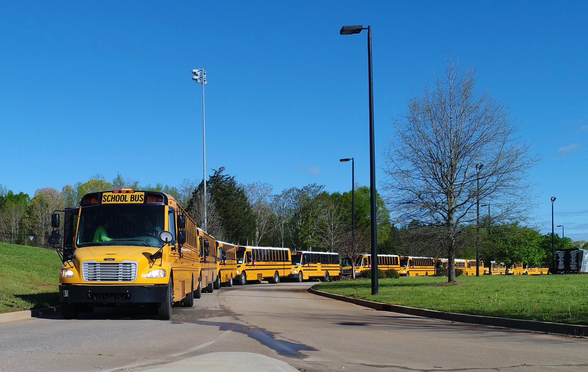 The 2020-2021 school year will require significant changes to keep students and teachers safe. This starts in the morning and ends in the afternoon when students ride the bus to and from school. Ridership will be a maximum of 50% of standard capacity. (1/2)