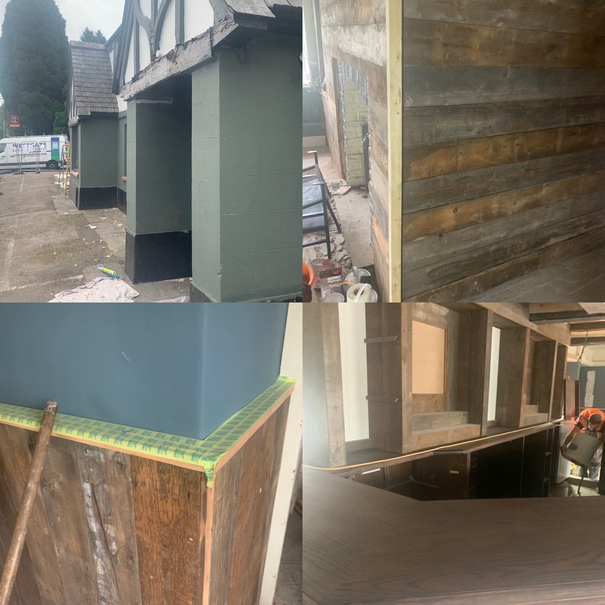 thetaffswellinn's tweet photo. A little look at progress on our refurbishment this week. Starting to take shape. https://t.co/4gxEx78vFi