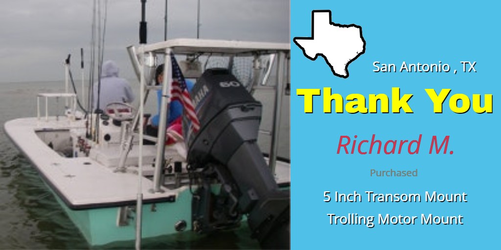 DigINAnchors's tweet photo. THANK YOU 
Richard M.
San Antonio , TX

Purchased 
5 Inch transom Mount
Trolling Motor Mount
https://t.co/mj6NiTdsVo

#bassfishing #fishing #bassfishingtips #bassfishingtipsandtechniques #fishingtips #fishingtipsforbeginners
#pontoon #pontoonboat #pontoonclub #pontoonlife https://t.co/4Oe1IOJ6CR