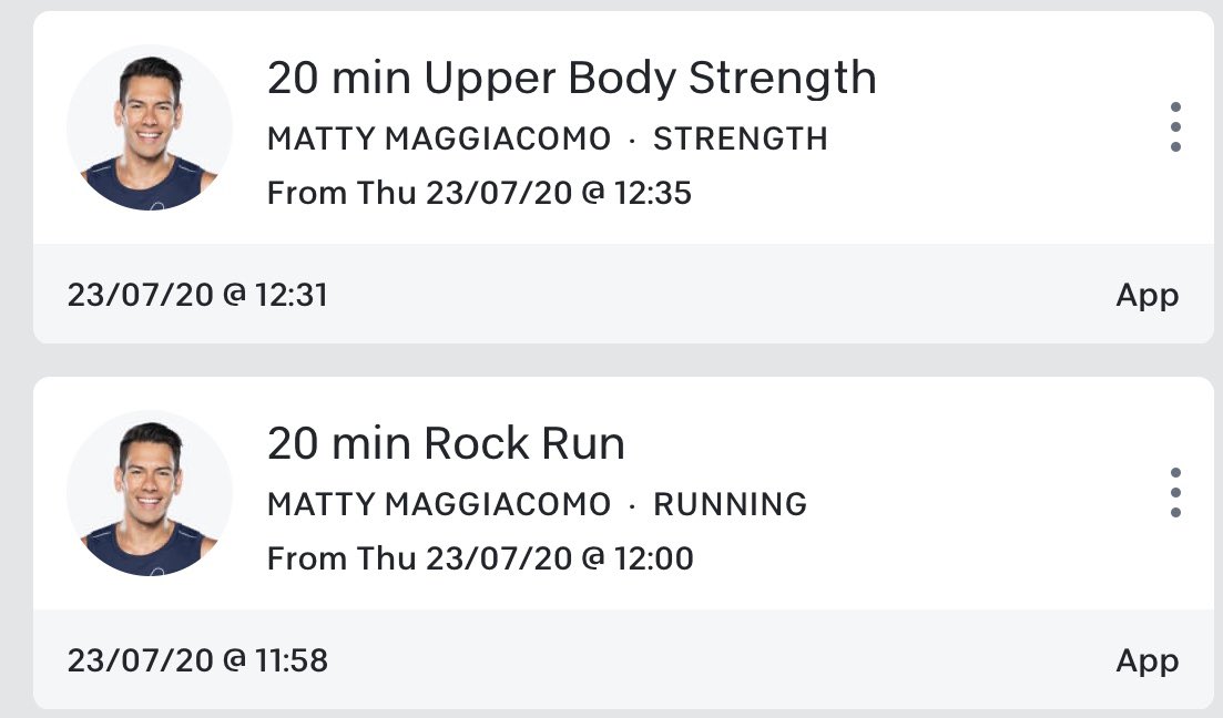 4enzikat0r's tweet photo. #pelothon week 2: 
do 2 live classes ✅ 

#DFIRFitin2020 #DFIRFit https://t.co/vKv8XKUAcx