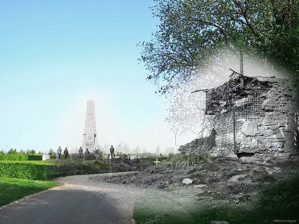 Following the armistice, Pozieres was where the 1st Division chose to place their memorial.(With thanks to  @typejunky)