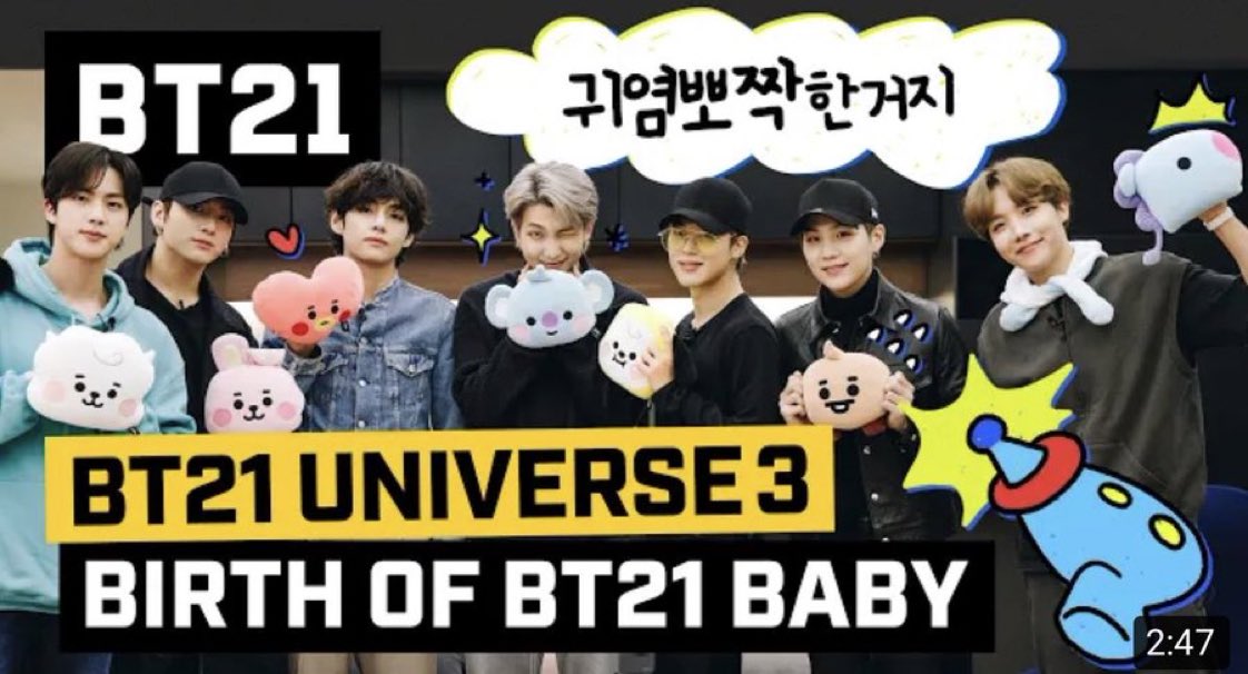 SAUDI_YOONGI's tweet photo. 2020.7.23|
تم اصدار حلقة BT21 UNIVERSE 3 EP.08
قضايا احترام الذات؟ ينبوع الشباب؟ أحلام؟ بين الأبعاد ، ماذا؟ 🤔
اكتشف كيف ولدت BT21 BABY ، وحتى كيف تنتهي في الحلقة الثامنة الآن!
https://t.co/cIfeqEPmdU
#BT21_UNIVERSE #Season3 #EP08 #BirthOf #BT21BABY #cute #smol #uwu #BT21 https://t.co/N5KzBXKt3s