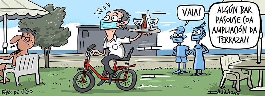 DavilaOBicheiro's tweet photo. Mega terrazas #humorgalego #humor #obichero #davila #covid_19 #covid19 https://t.co/vAwb2M0mCJ