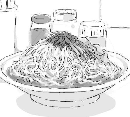 発売中の「思い出食堂Bランチ 青春ラーメン編」に「ラーメン」、「ひとりごはん No.31美味しい♪モーニング」に「冷やし中華」の漫画と表紙としおり描かせていただきました!コンビニ等でお見掛けした際はよろしくお願いします…!