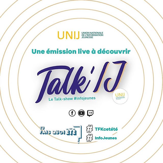 ijgrandest's tweet photo. 🎉#talkij , c'est reparti ! Durant l'été, retrouve tes chroniqueurs IJ tous les jeudis à partir de 18h30 sur #Facebook #Twitch et #Youtube > @InfoJeunesse
---
Dans le cadre de l'opération #TFKcetété de l'#InformationJeunesse #explorerlespossibles #infojeunes😎 https://t.co/etkM2KhHFf