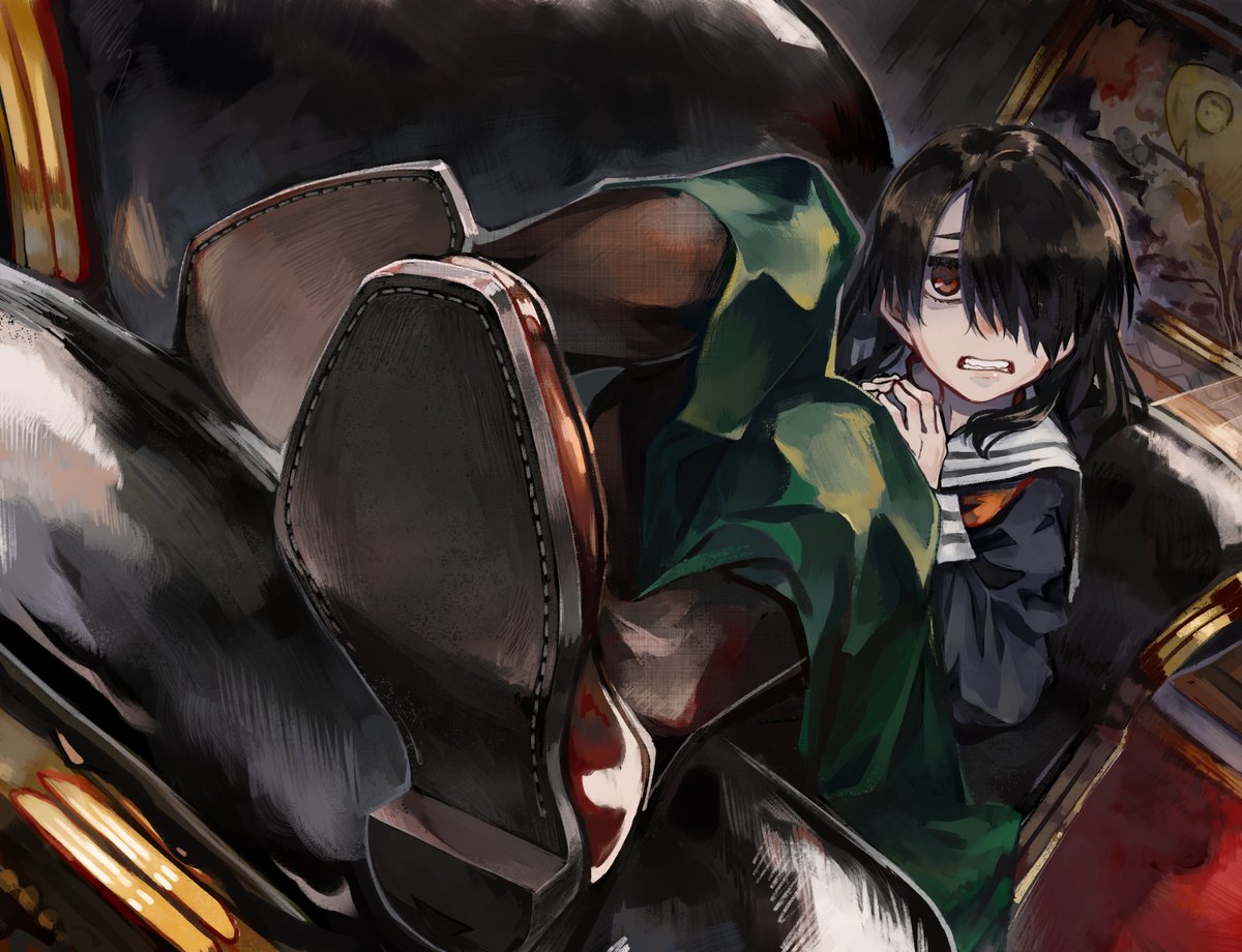 「skebのご依頼で、
『シロナガス島への帰還』の
『出雲崎ねね子さん』を描かせて」|トロ３のイラスト