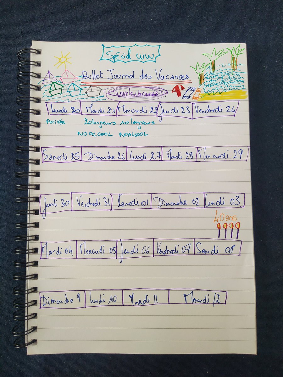 DanslapeauduneF's tweet photo. Pour les vacances, j'ai décidé de tenir un bullet journal spécial WW 💪
@ww_france #wwfrance #monww https://t.co/xaEDq4f94n