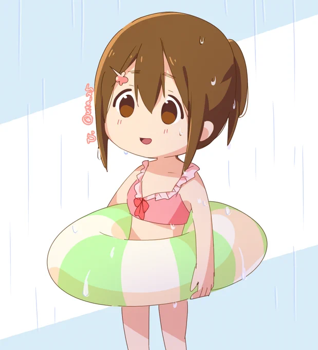 今日は海の日…☔
#けいおん #平沢唯 #keion 