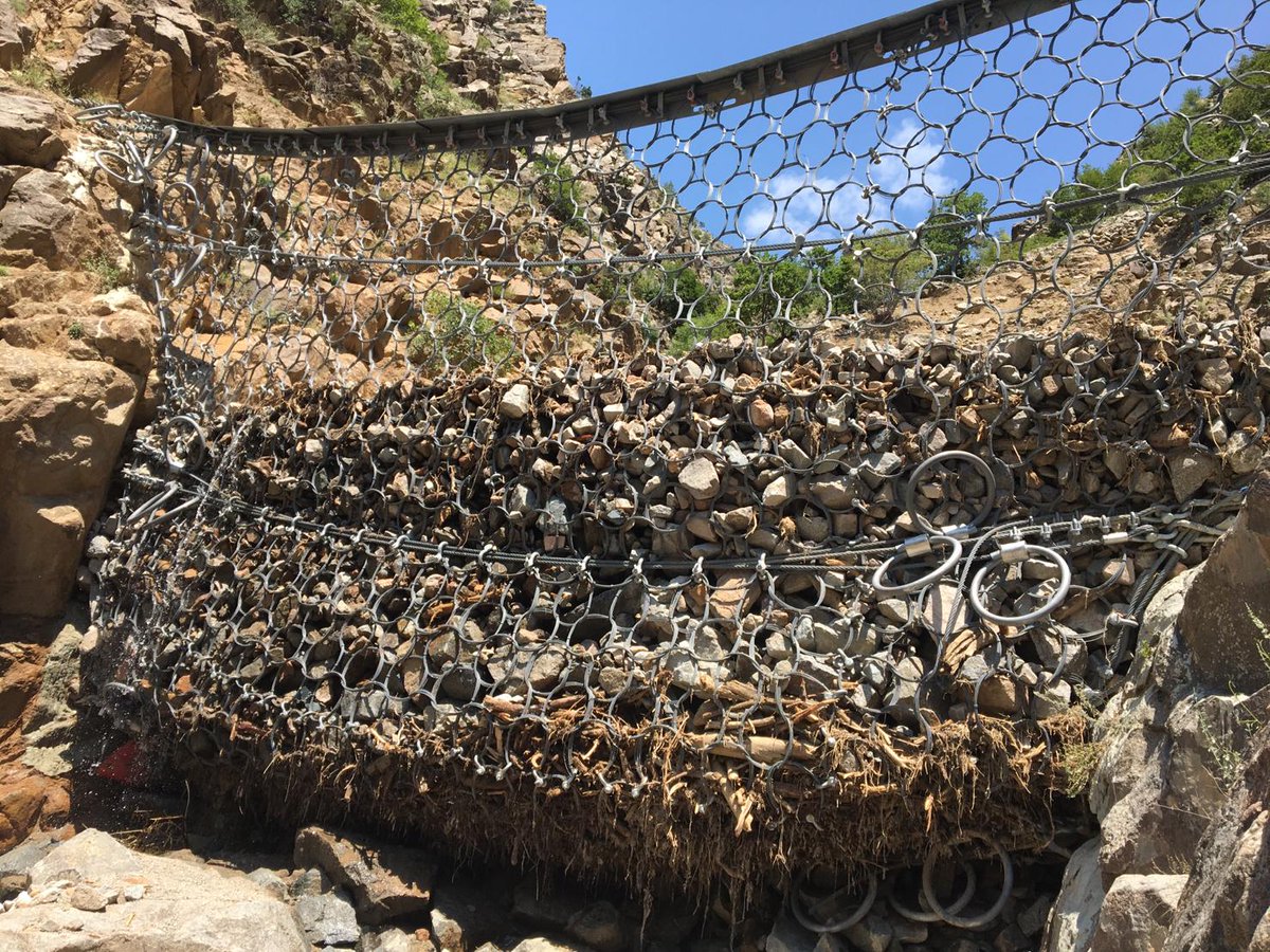 geobrugg's tweet photo. Congratulations to the great @artusa
.com.tr team! They installed the #Geobrugg VX160-H6 #DebrisFlowProtection at the right time. In the northeast of Turkey it protects a hydroelectric power plant from #DebrisFlows. #MudslideBarrier #FloodPrevention https://t.co/IoPX62QjGw