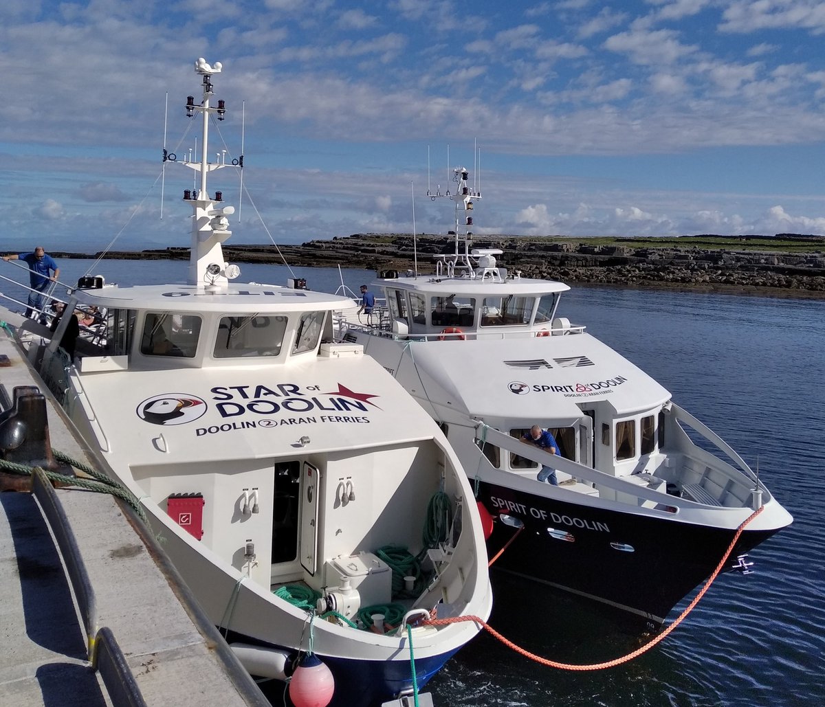 All aboard for a #cliffsofmoher cruise or ferry to the #aranislands