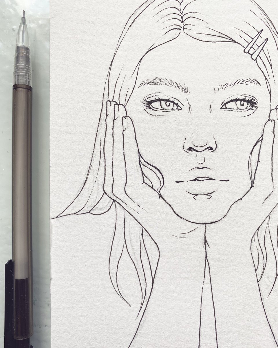 tarr_oliv's tweet photo. Lining ✏️ 
#sketch #illustration https://t.co/s5lvoznQ9i