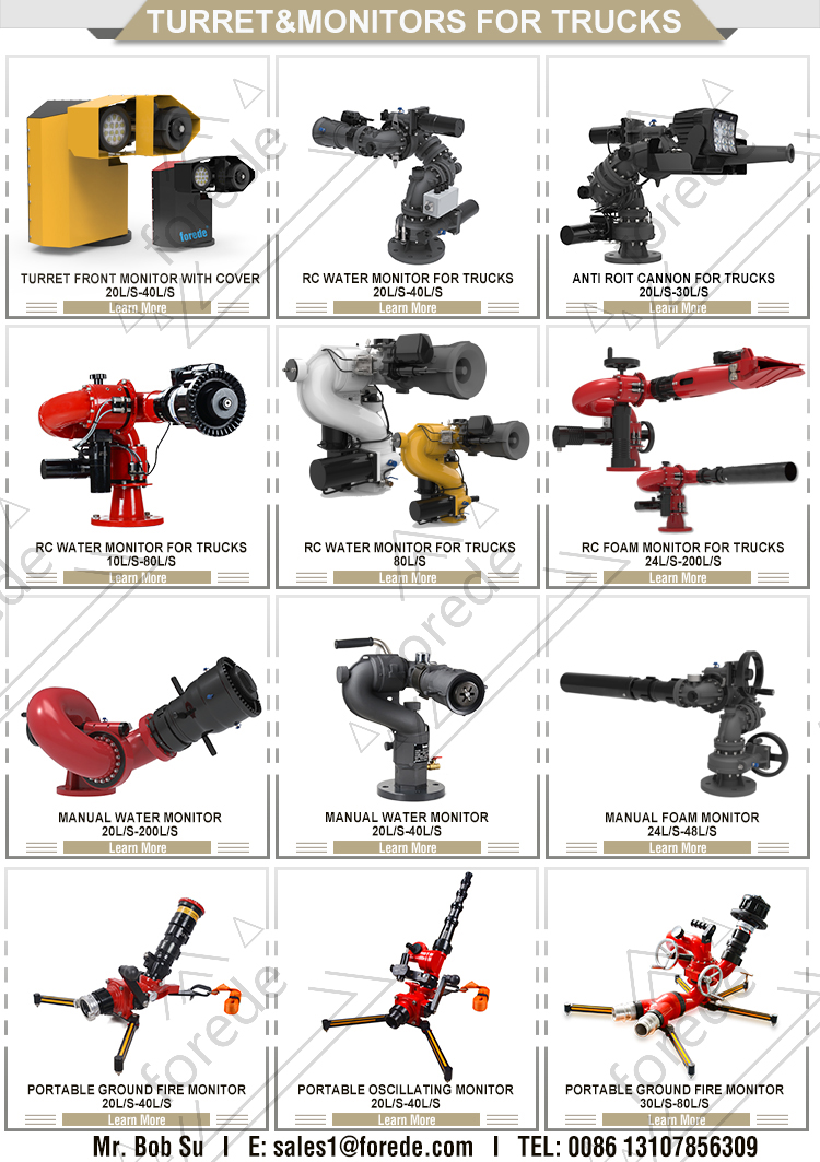 Bob_Su_Forede's tweet photo. #forede
Manual/Remote control Roof &amp; Front Turrets for various trucks;
Portable ground monitors for Fire rescue trucks;
👉👉Welcome your inquiry to EMAIL: sales1@forede.com or TEL/WHATSAPP: 0086 13107856309👈👈
#turret #roofturret #frontturret #firemonitor #firecannon https://t.co/KdyDEQ4YzI