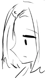 拙者、こういう横顔がめちゃ好き侍 