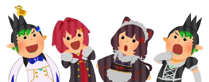 いらすとや風3BKにバンとケンとセバスとチャイチャイ追加 