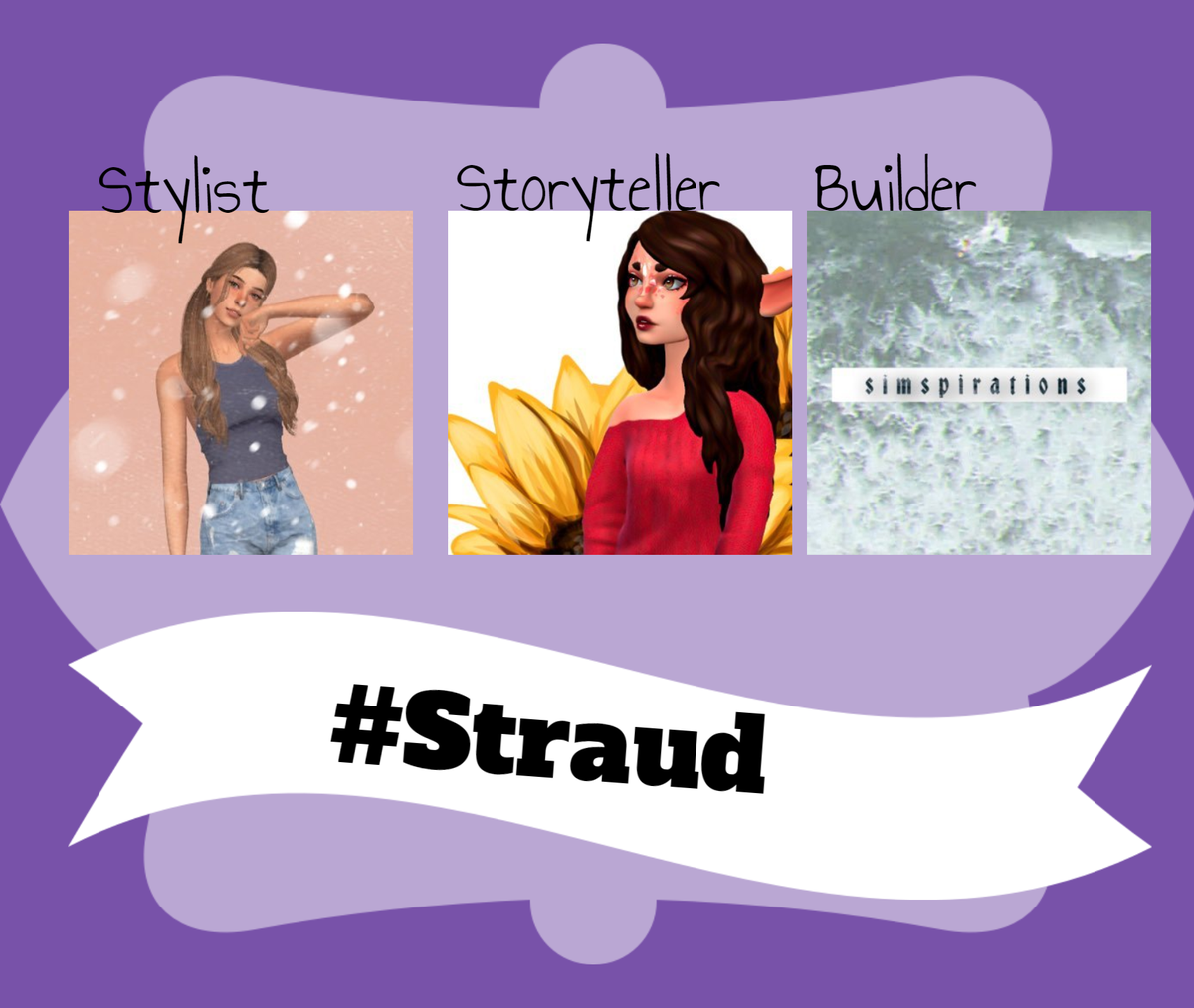 Dazzl_dSims's tweet photo. Team #Straud ✨
- @beachyysims
- @sunnukii
- @simspirations_ https://t.co/TJB8Gho4rI