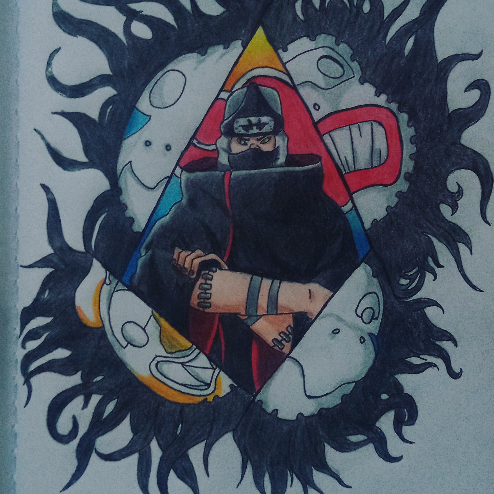 Mais um desenho de um dos membros da Akatsuki!