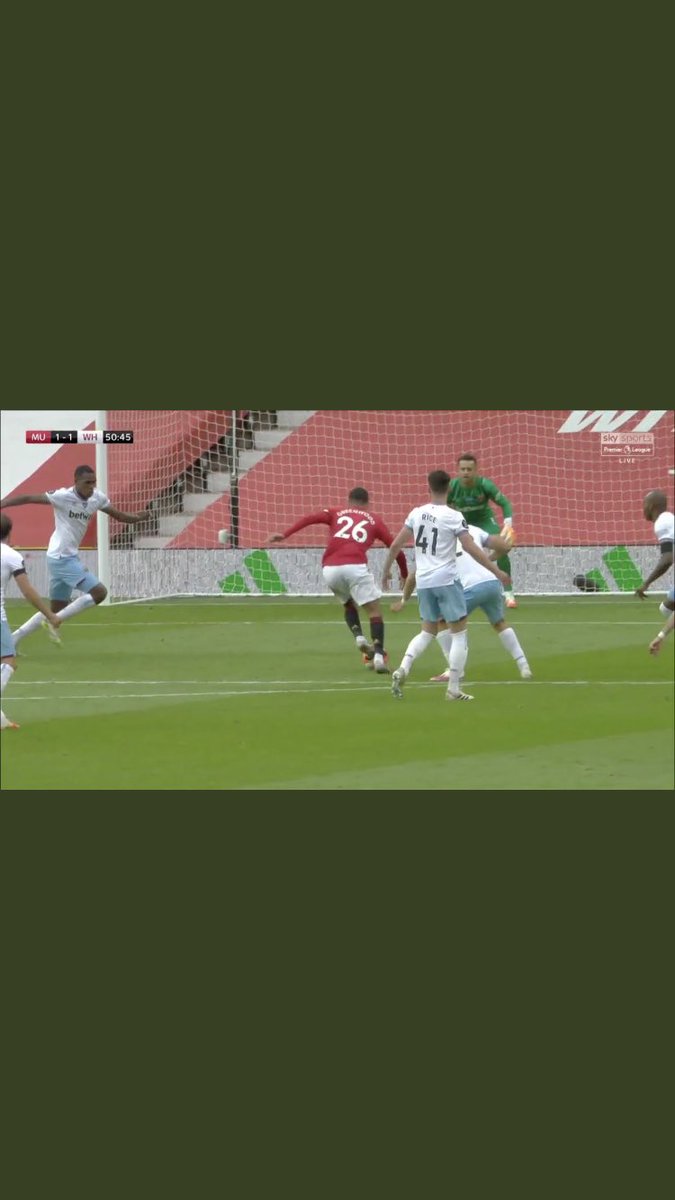 And most recently versus West Ham: