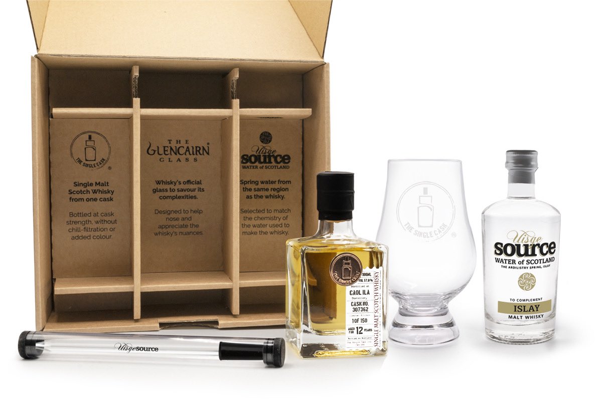 Distilleries sometimes ‘cut’ their whiskies with water before bottling. Now YOU can make The Final Cut yourself with our 3 sets, containing cask strength single malt Scotch, Uisge Source Spring Water, a Glencairn Glass &amp; Glass Pipette. thesinglecask.co.uk/the-final-cut