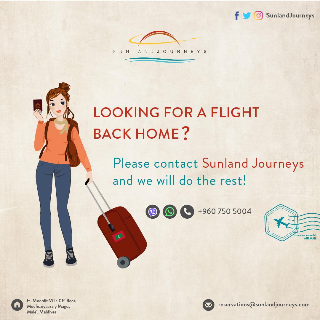 Please contact us on +960 750 5004 #SunlandJourneys