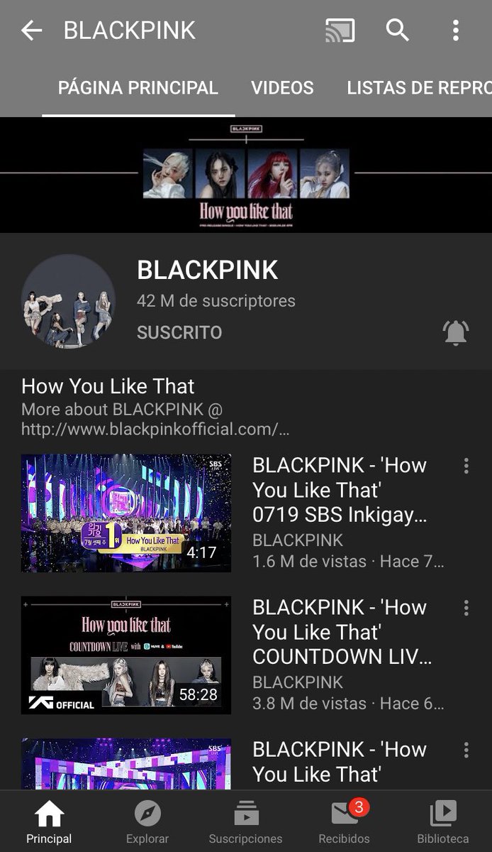 WOAS_chart's tweet photo. On July 19,2020 #BLACKPINK  official Channel on YouTube reached 42M of subscribers 🔥

Congrats ✨👏🏻 @ygofficialblink /@BLACKPINK 🖤💖 

🔗https://t.co/KGRj3s2HeO https://t.co/wNJuiRTzad