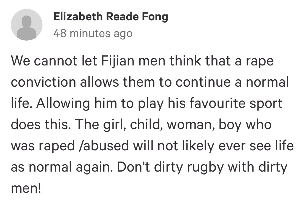 Don’t dirty rugby with dirty men! 

We need this on a t-shirt! How awesome is the @UniSouthPacific Librarian? 😍 

#ElizabethTheLion 
#LibrariansRule 
#StopRapeFiji