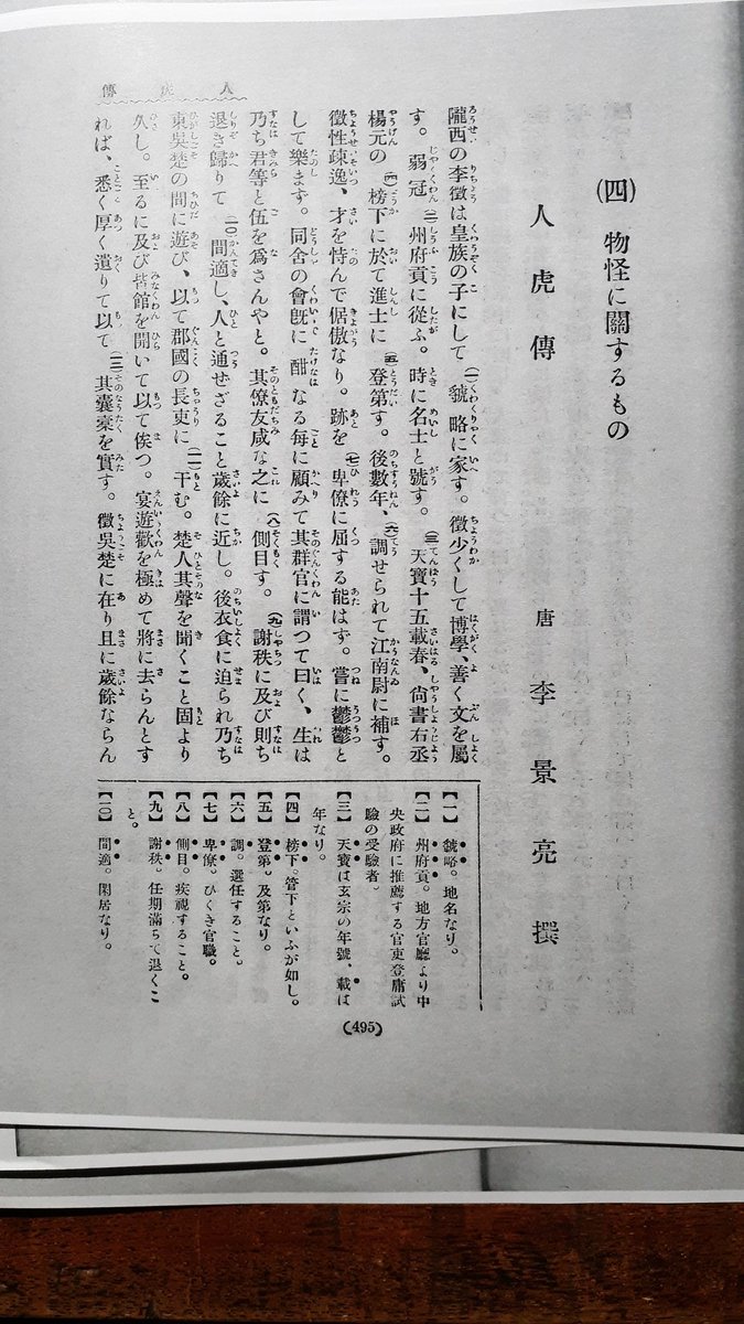 飛田河津 国訳漢文大成の 晋唐小説 捜神記 捜神後記 人虎伝 複写して来たー まだ公立図書館に所蔵されているのに驚いた よーし その内和装本にしよう あと巻末の原文を複写するの忘れた